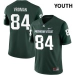 Youth Michigan State Spartans NCAA #84 Tyler Vroman Green NIL 2022 Authentic Nike Stitched College Football Jersey QX32H51XM